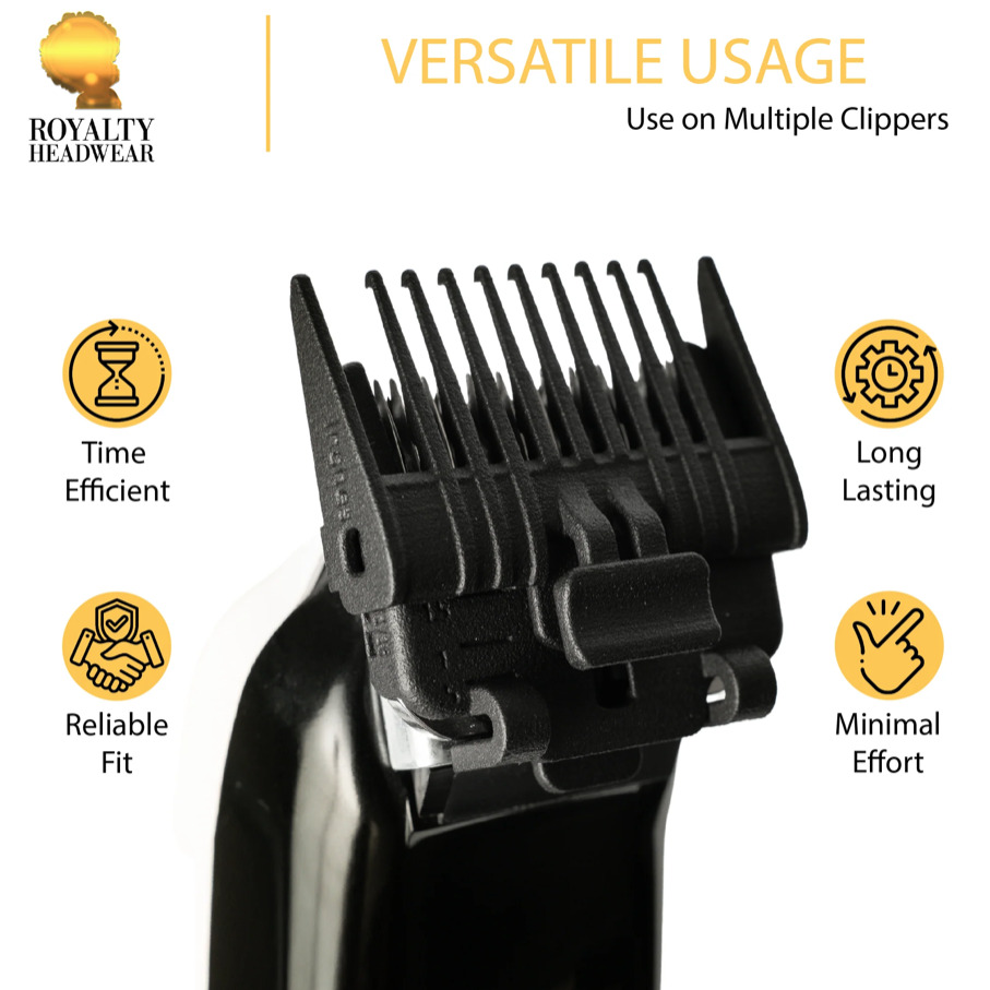 THE ROYALTY GUARD : 3 IN 1 ADJUSTABLE CLIPPER GUARD (1.5MM, 3MM, 4.8MM)