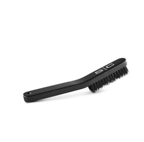 StyleCraft S|C NO KNUCKLES PROFESSIONAL CURVED FADE NATURAL BRISTLE BARBER BRUSH - 2 sizes available