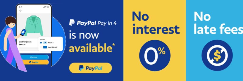 PayPal Pay in 4 Banner