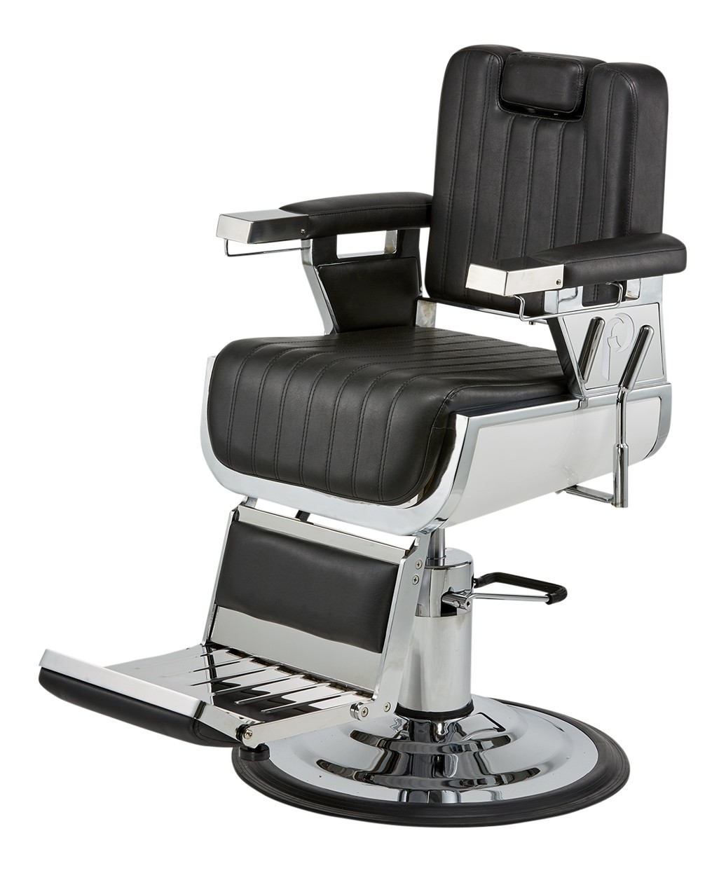 Pibbs barber chair Black with headrest in - PIB-661 