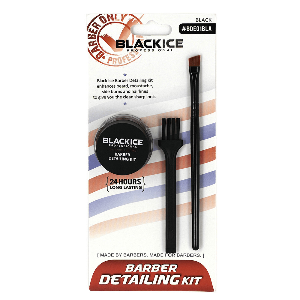 Blackice Professional Barber Detailing Kit - Charcoal Black