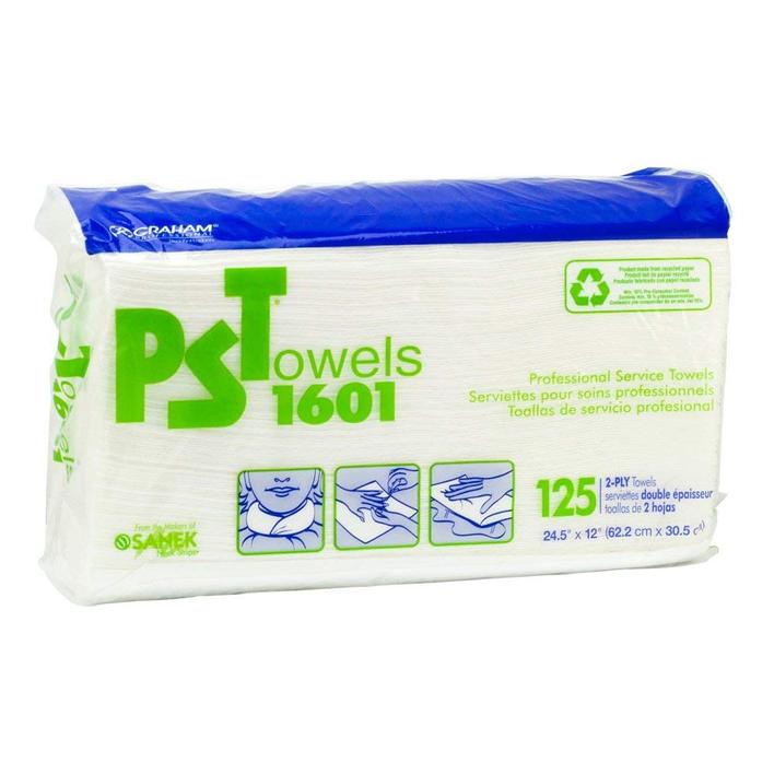 Graham PST Towels 1601 white smooth finish - 125 2 Ply Towels #16161