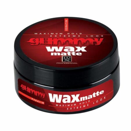 Gummy hair wax matte