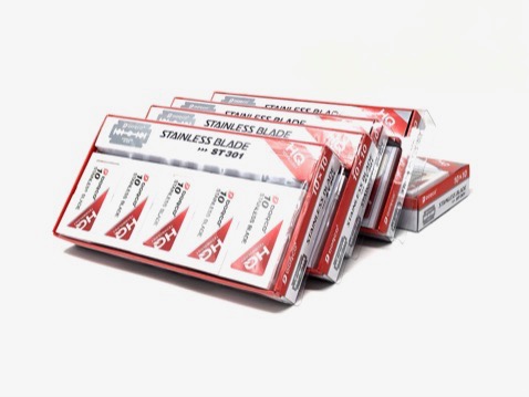 Dorco Platinum Red Double Edge Razor Blades 500ct 5 pack
