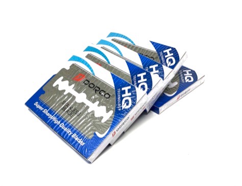 Dorco ST300 Blue Double Edge Razor Blades 500ct 5 pack