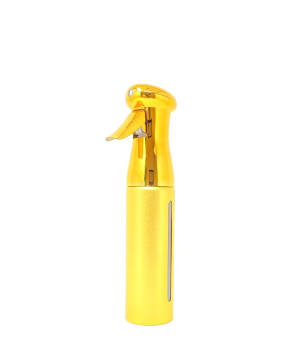 Gold chrome continuous spray mist bottle 300ml