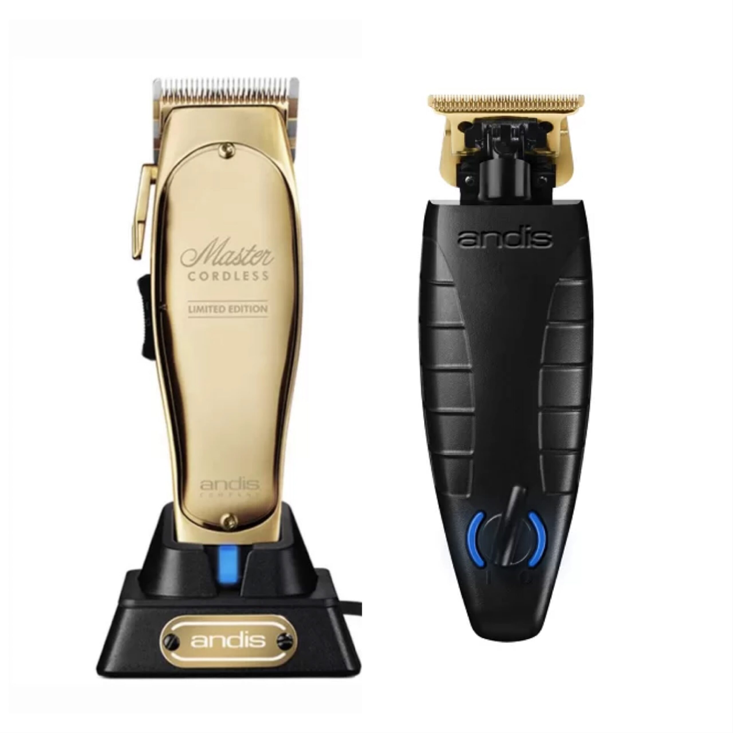 Andis 2pc Cordless Combo by ibs - Gold limited Cordless Master & Cordless GTX-EXO