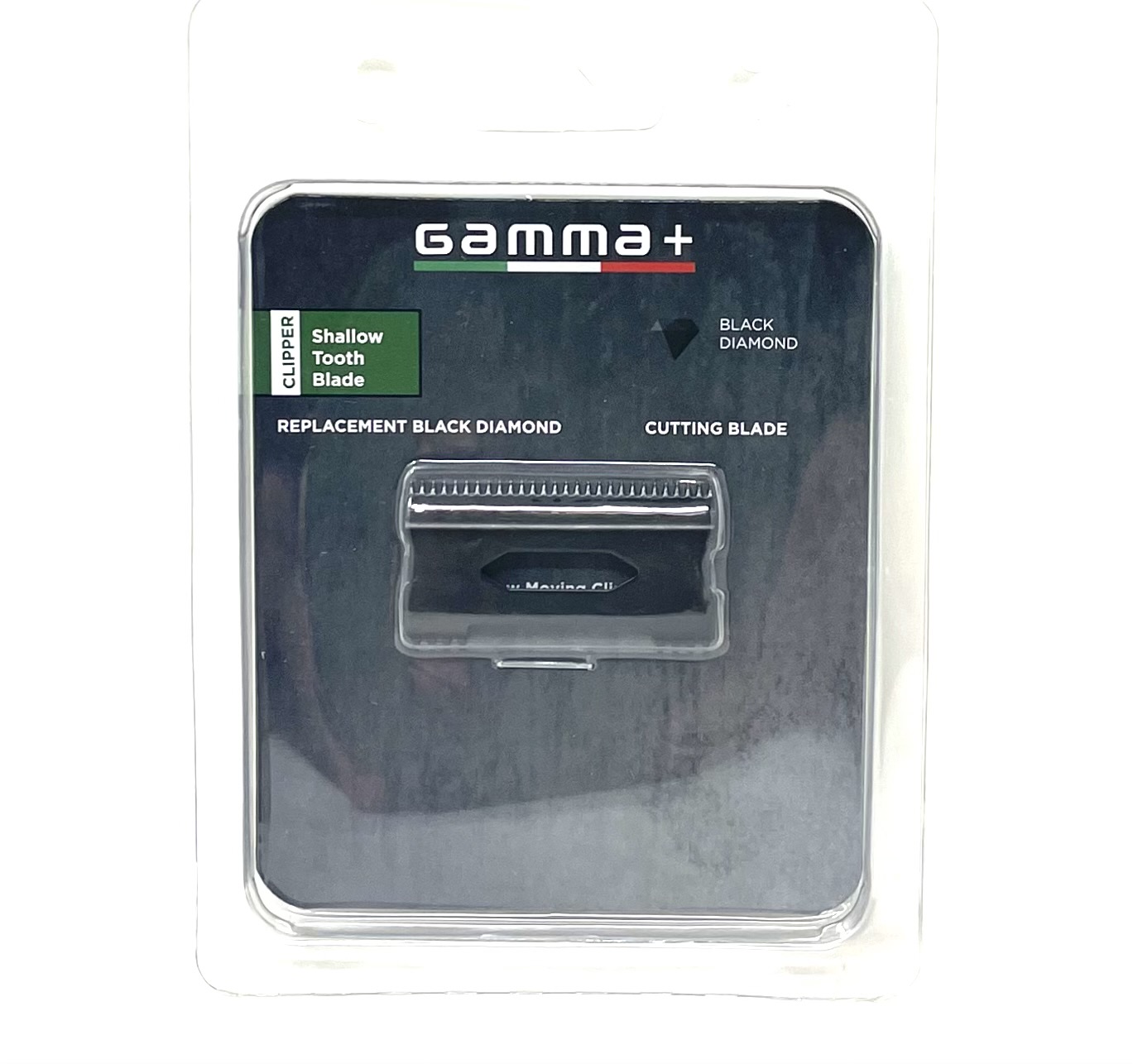 GAMMA+ BLACK DIAMOND DLC REPLACEMENT SHALLOW TOOTH CLIPPER MOVING BLADE