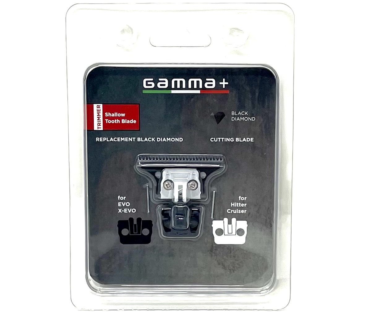 GAMMA+ BLACK DIAMOND DLC REPLACEMENT SHALLOW TOOTH TRIMMER MOVING BLADE