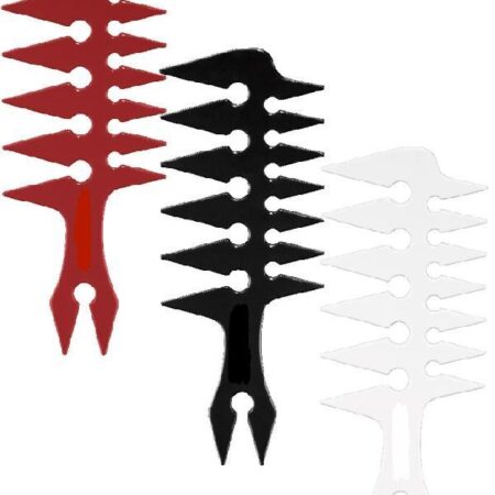 3-way wide Tooth Styling Comb - 3 colors available