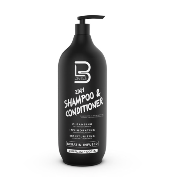 L3VEL3™ 2 IN 1 Shampoo & Conditioner 1000 ml