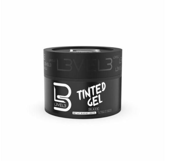 L3VEL3™ Tinted Hair Gel - Black Color 250 ml