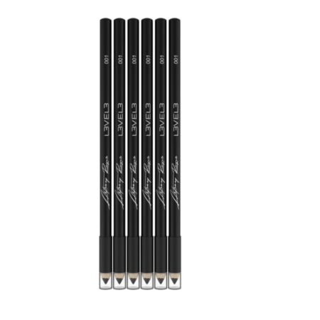 L3VEL3™ Liner Pencils - 6 Pc - Black Color