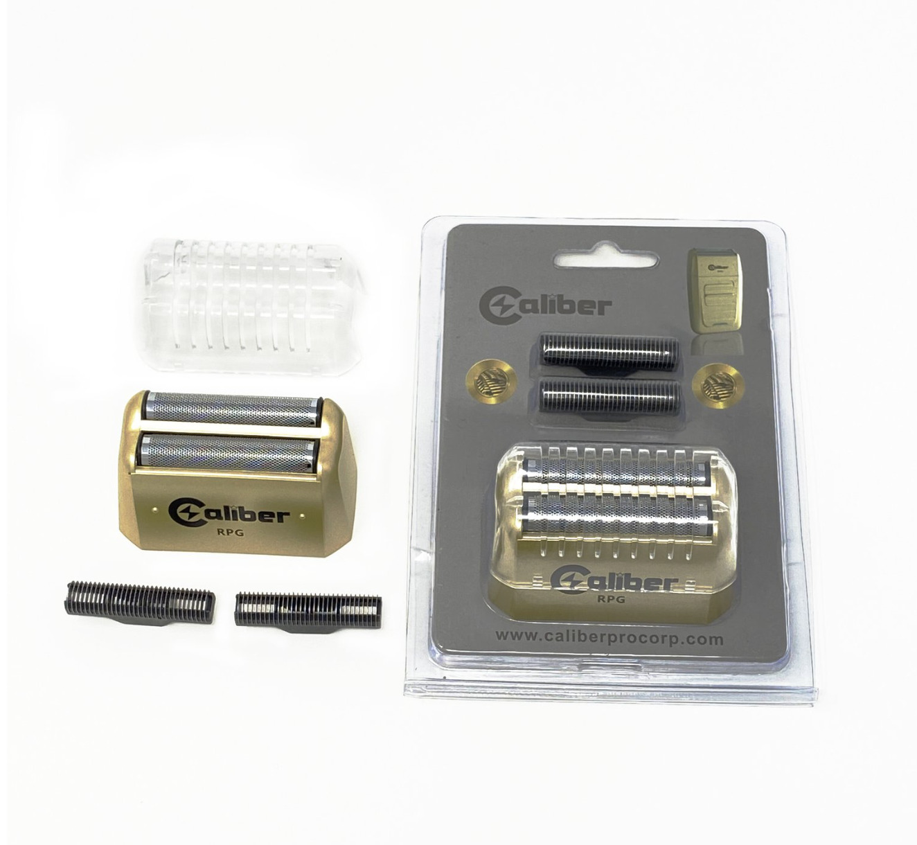 CALIBER RPG SHAVER REPLACEMENT TITANIUM FOIL ASSEMBLY AND INNER CUTTERS