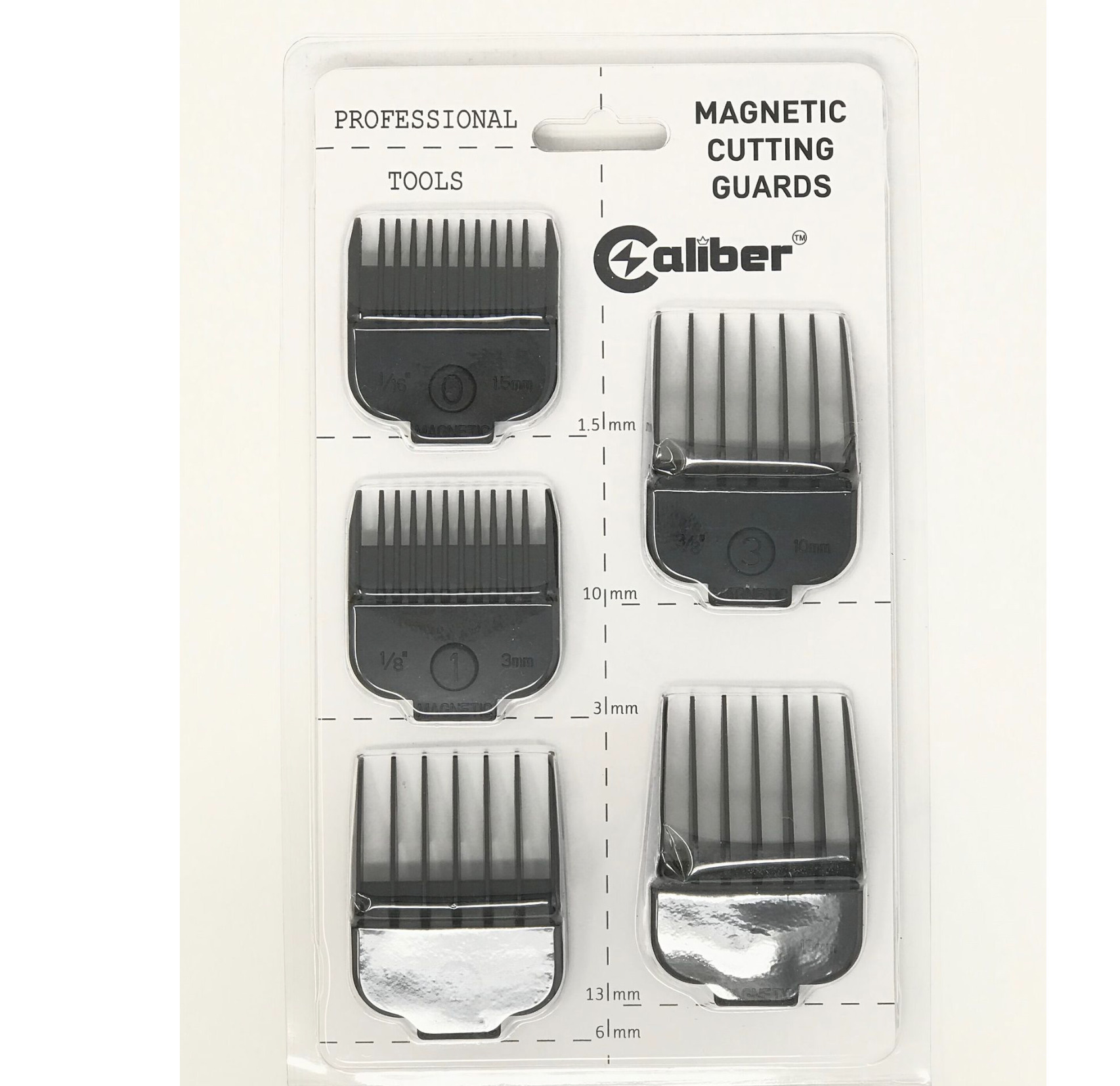 Caliber Magnetic cutting guards guide set 5pcs