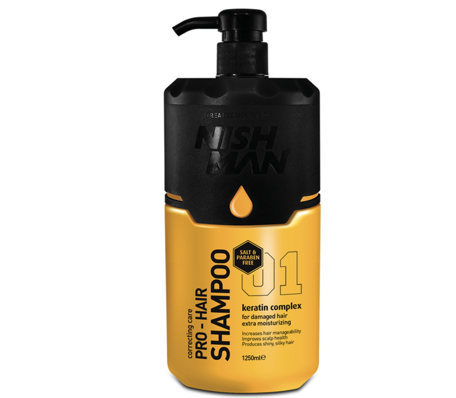 NISHMAN Pro Hair Shampoo Keratin Complex 1250 ml