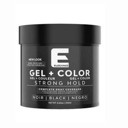 ELEGANCE PLUS GEL + Color Strong hold Black 8.45oz