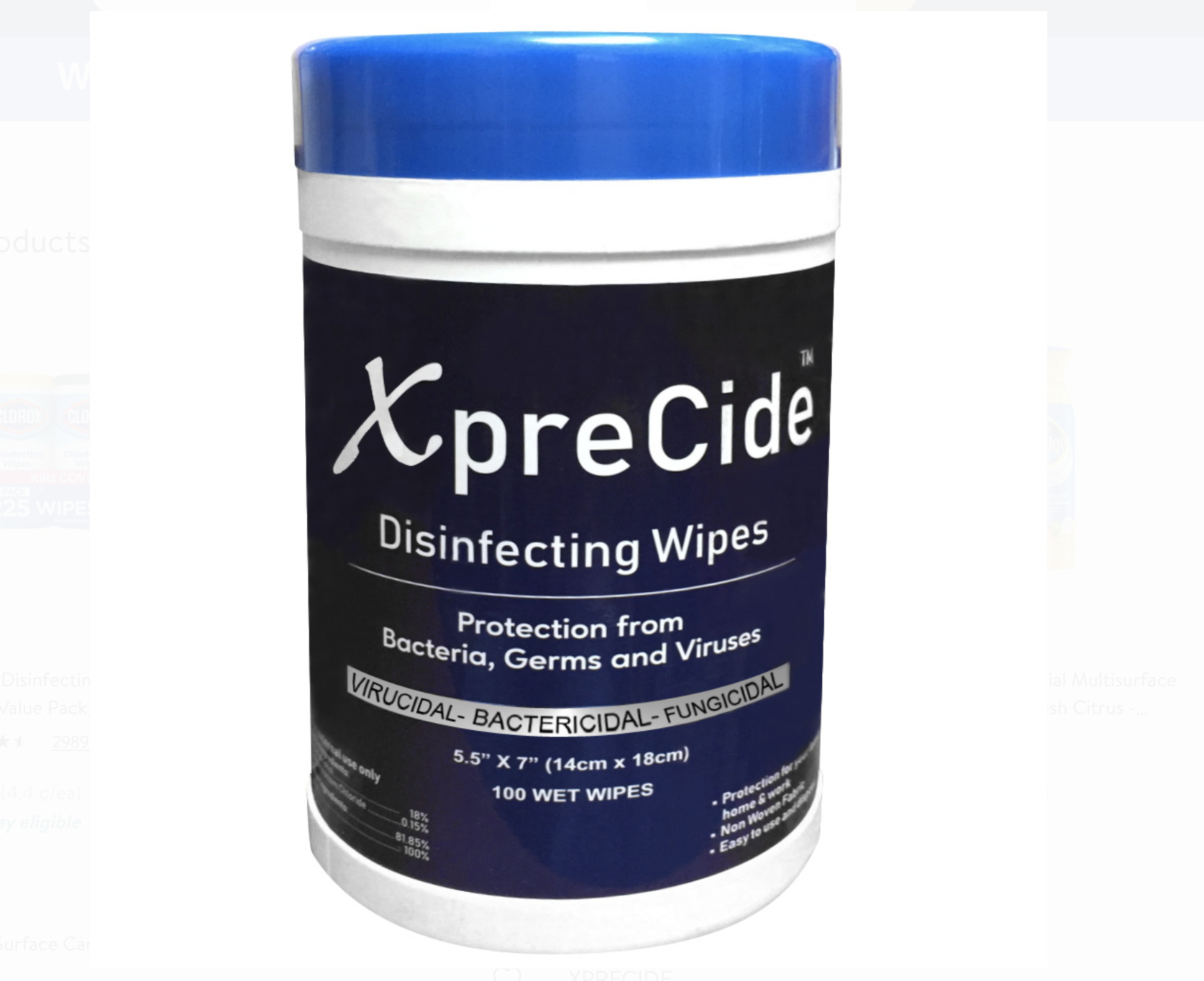 XpreCide Disinfecting Wipes 100 count