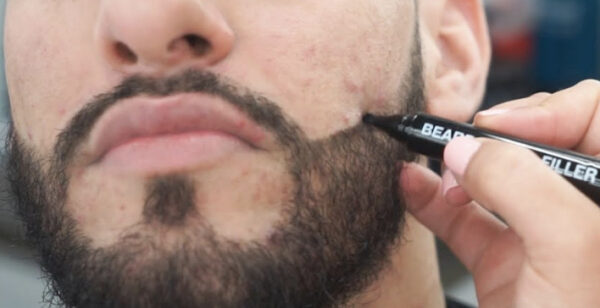 Beard Pencil Filler with Micro Fork Tips