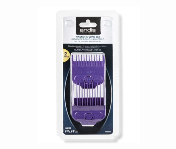 Andis master Single magnetic comb set 0.5 and 1.5 #66560
