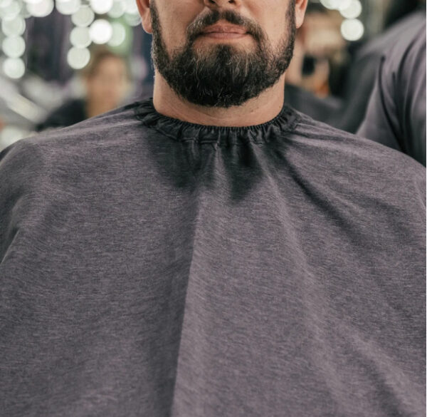 Barber Strong barber Cape - Gunmetal Grey