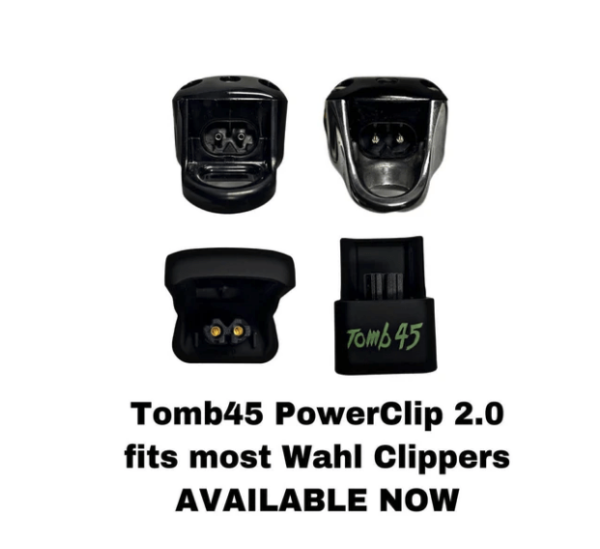 Tomb45 PowerClip fits Wahl Magic Clip Cordless - 2.0 edition for new charging ports