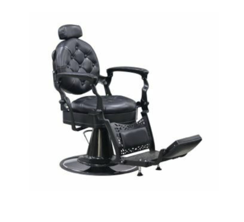 MADISON II BARBER CHAIR BY BERKELEY - all black
