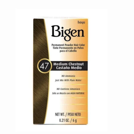 Bigen Permanent Powder Hair Color 47 medium chestnut