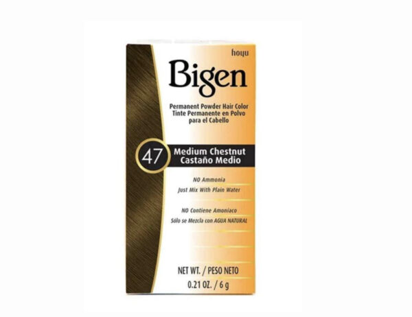 Bigen Permanent Powder Hair Color 47 medium chestnut
