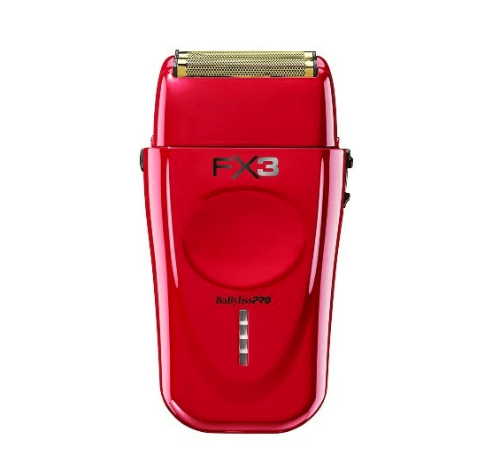 BaByliss PRO Red FX3 Cordless Double Foil Shaver FXX3S