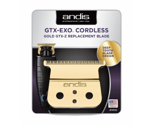 Andis GTX-EXO Cordless Replacement Blade Deep Tooth GTX-Z Gold #74110