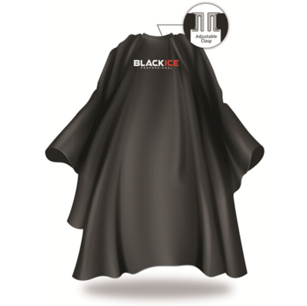 BlackIce Original Black Barber Cape #bve009BLA