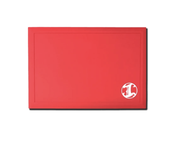 Irving Barber Company Station Mat solid red
