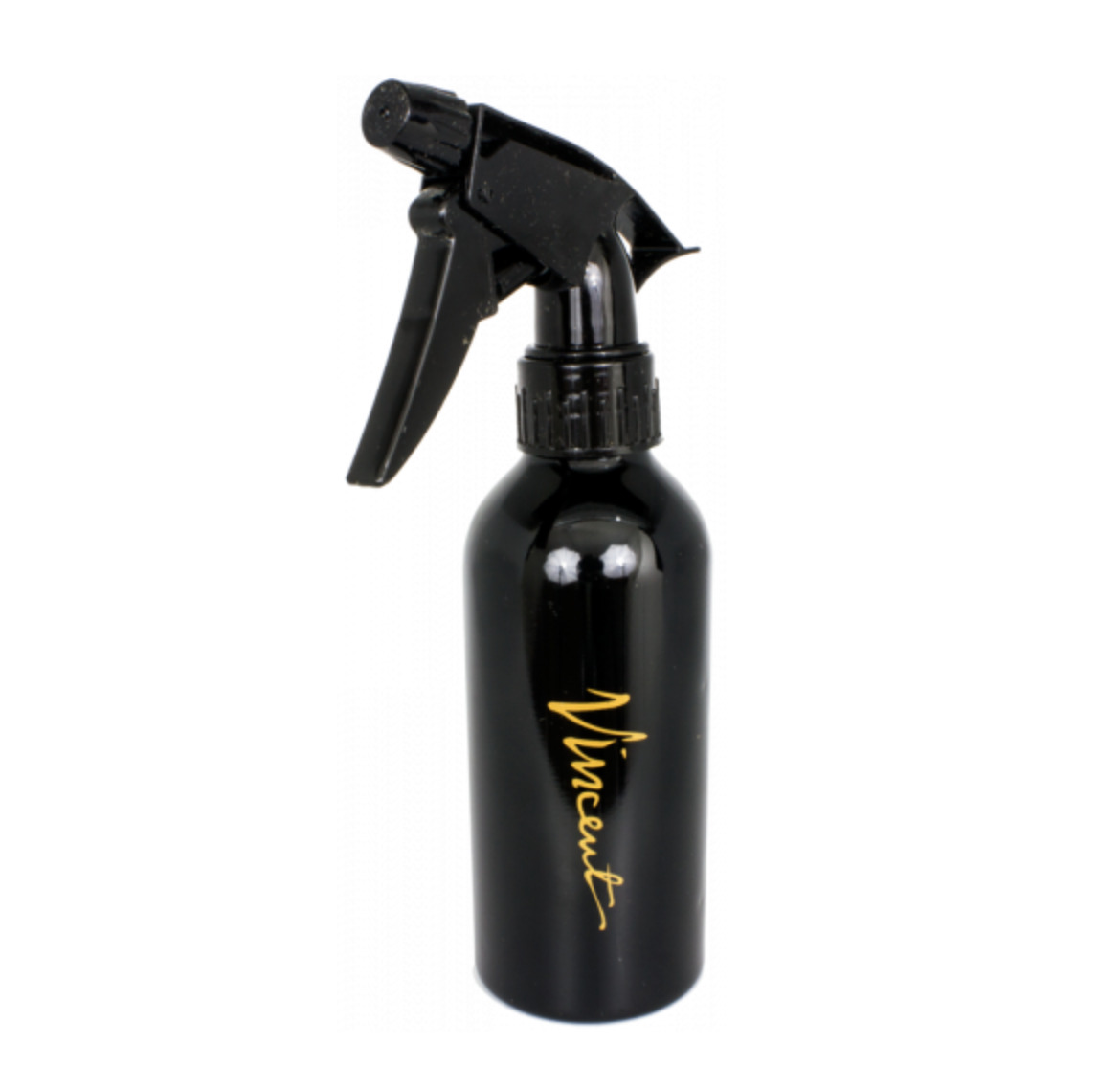 Vincent Aluminum Spray Bottle Black 10oz vt170