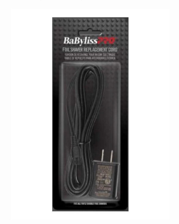 BabylissPro Replacement Power Cord Charger For FXFS2 Double Foil Shaver #FXFSCORD