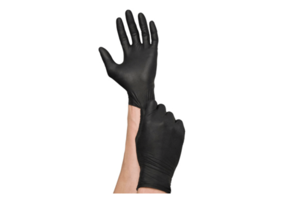 GripStrong Black Nitrile Gloves 100pc