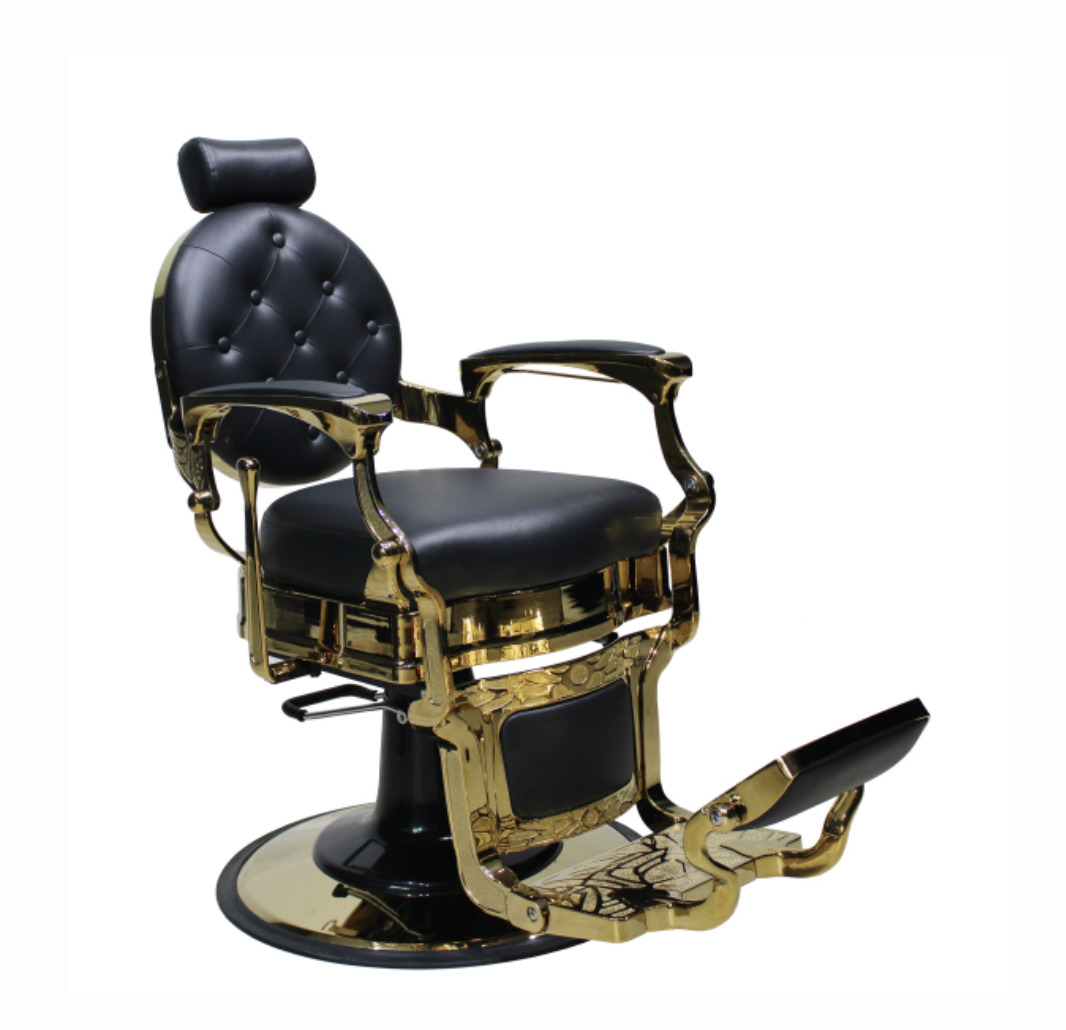 K-CONCEPT Barber Chair - King Gold 