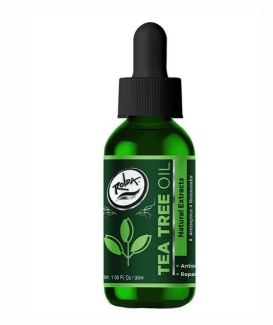 Rolda Tea Tree Organic Extracts Beard Oil 1.05oz Tea tree oil has restorative properties that stimulate hair growth. Ideal to combat itchiness and dryness in skin and beard. Its antiseptic properties help to protect the beard from external agents and keep it looking healthy