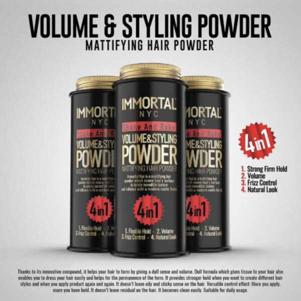 Immortal NYC 4 in 1 Volume and Styling Powder 20g