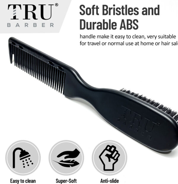 Trubarber Pro fading Brush - 2in1 brush/comb
