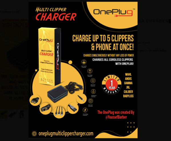 One Plug Multi Clipper Charger - charge up to 5 clipper & phone at once