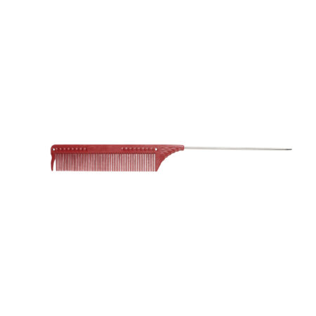 JRL Pin Tail Comb 8.8" - J102 red