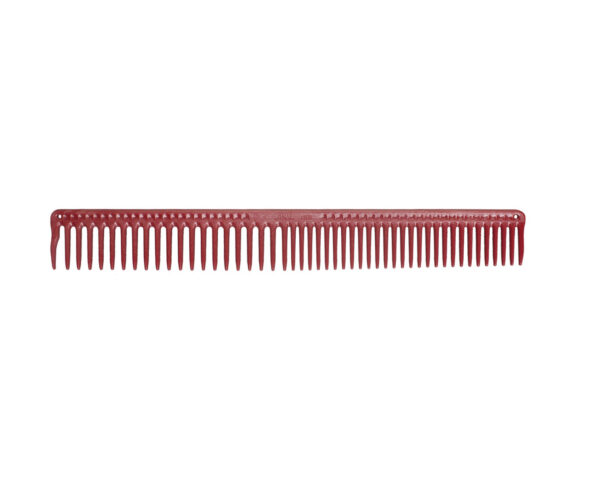 JRL Long Round Tooth Cutting Comb 9" - J306 red