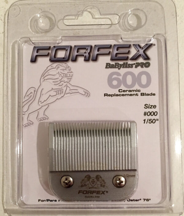 Babylisspro FORFEX 600 High Carbon Steel Ceramic Replacement Blade #000 1/50'' 1/2mm - #FX600W