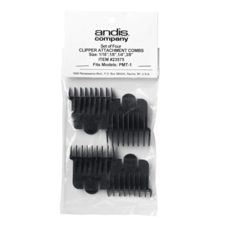 Andis Snap-On Trimmer Attachment Combs Guards 4pcs set #23575