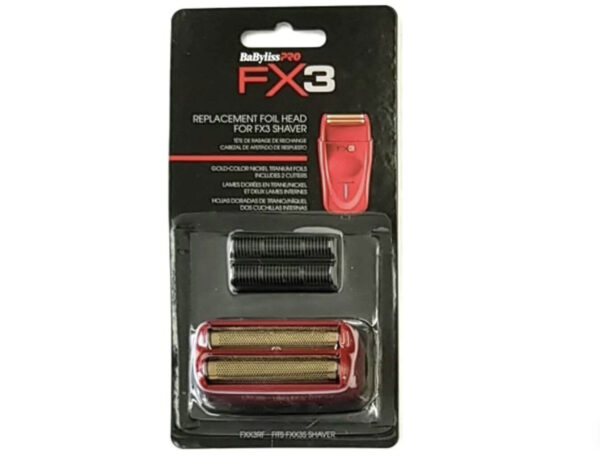 BaBylissPRO FXX3RF Red Replacement foil & cutters - For Red FX3 Shaver