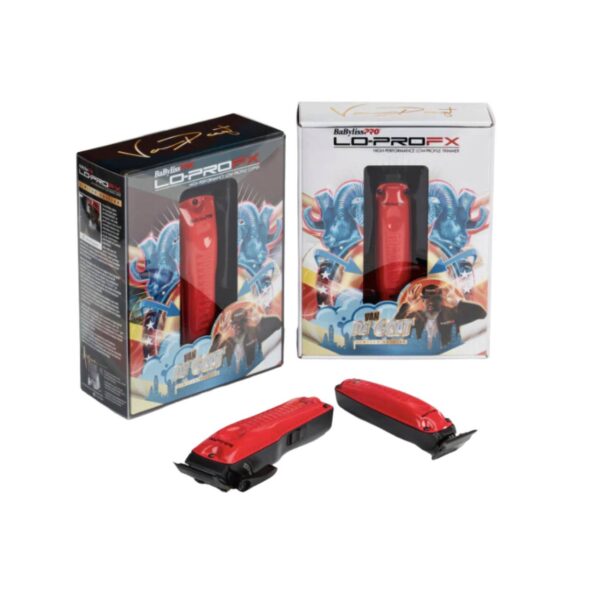 BaBylisspro Influencer Edition LO-PROFX Cordless Combo - Red - VanDaGoat - Clipper FX825RI & Trimmer FX726RI