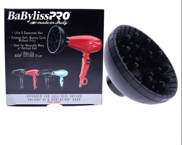 BabylissPro Diffuser for Full Size Dryers - Snap On #BABDF1