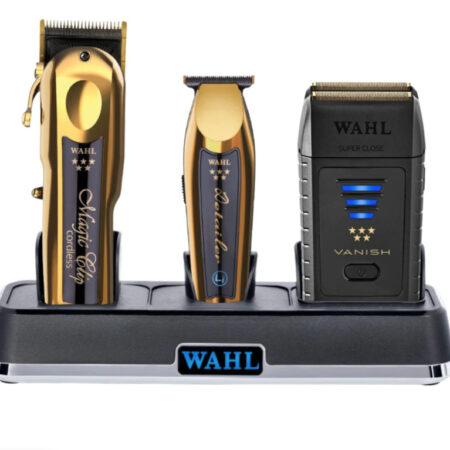 Wahl Pro 4pc Gold Limited Edition Combo by ibs - Gold Magic clip Cordless