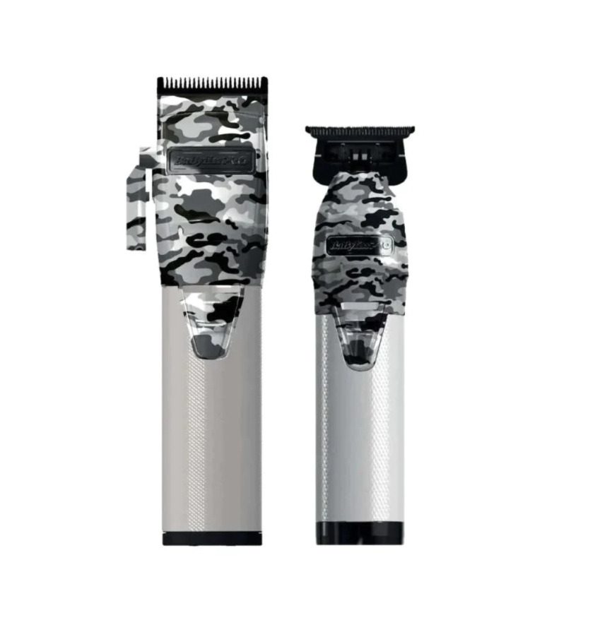 BABYLISSPRO LIMITEDFX COLLECTION EDITION CAMO METAL LITHIUM CLIPPER AND TRIMMER COMBO #FXHOLPK2CAM